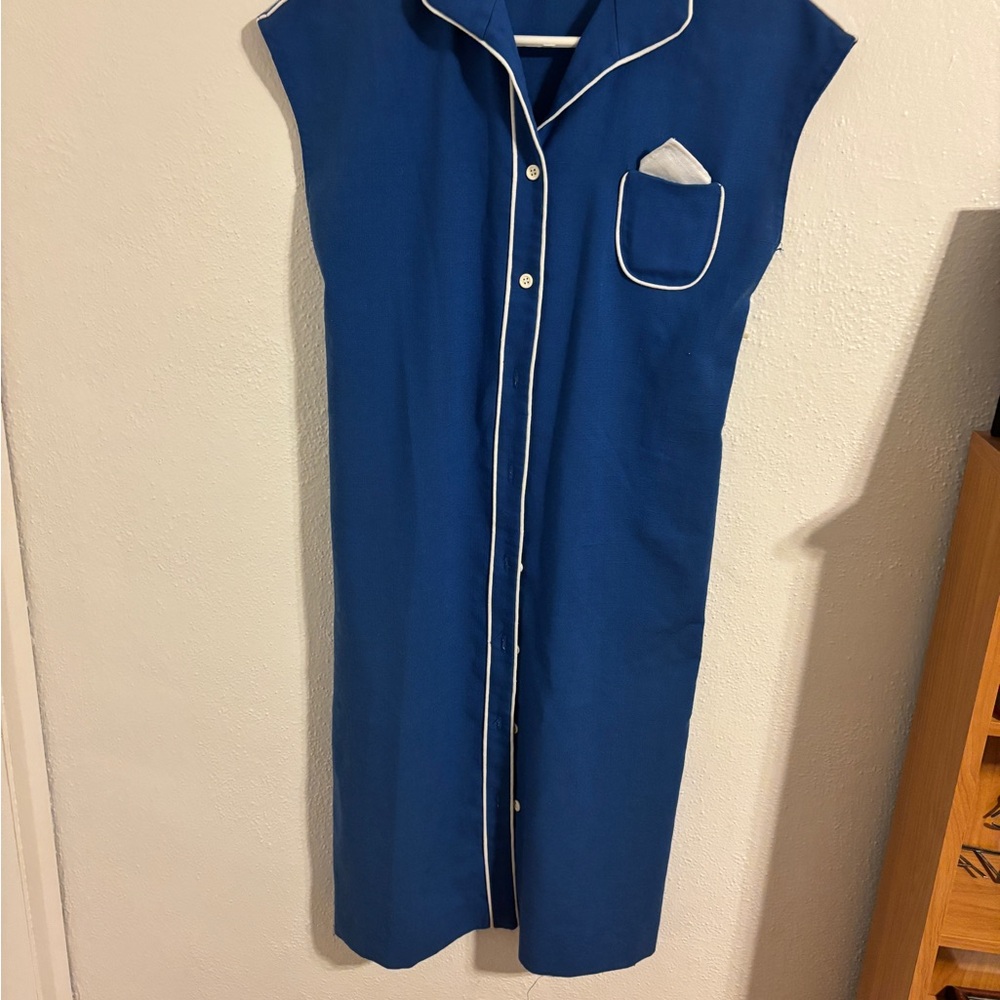 Vintage blue bowling dress